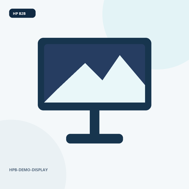 Mobile 55-inch presentation display | HP B2B